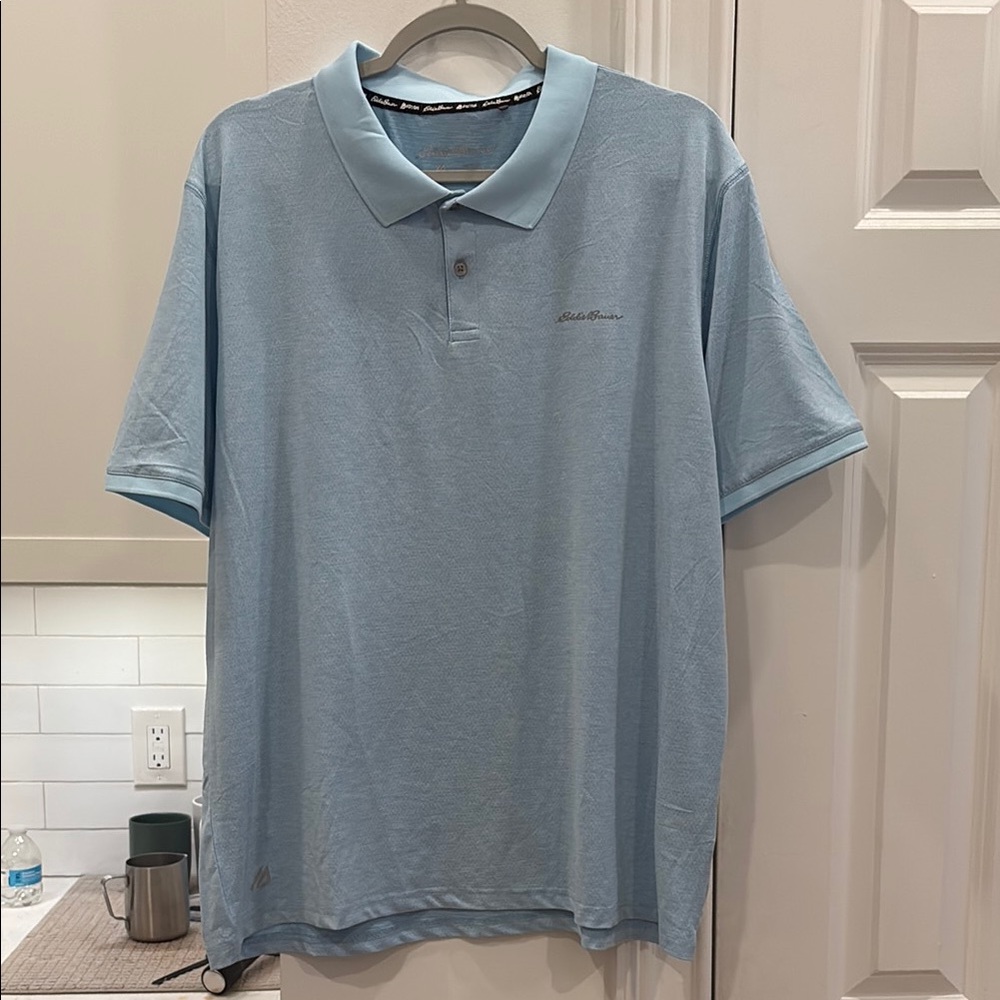 Eddie Bauer Blue Polo Shirt
